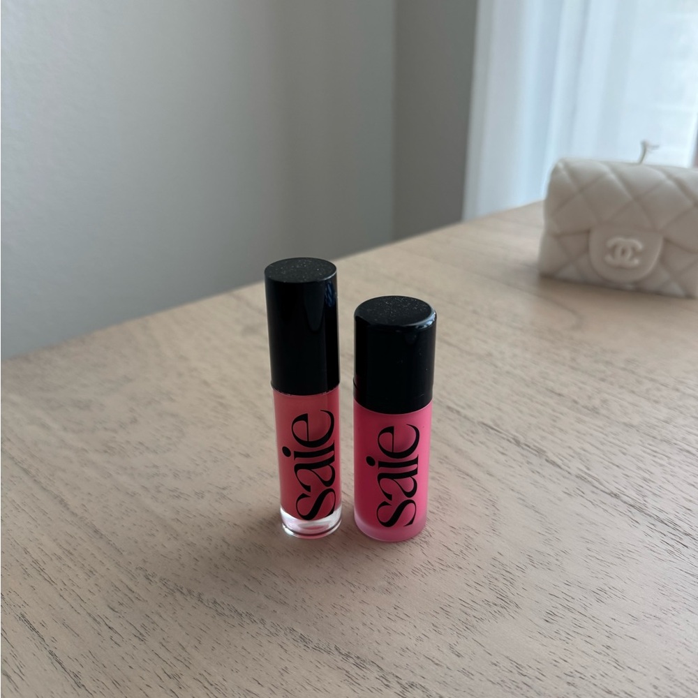 Saie Liquid Blush + Lip Gloss Bundle